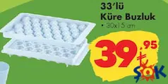 33'LÜ KÜRE BUZLUK 30X15 CM indirimli fiyat 33'LÜ KÜRE BUZLUK 30X15 CM fiyat ve kampanya bilgisi